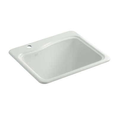 River Falls Metal Rectangular Drop-In Bathroom Sink