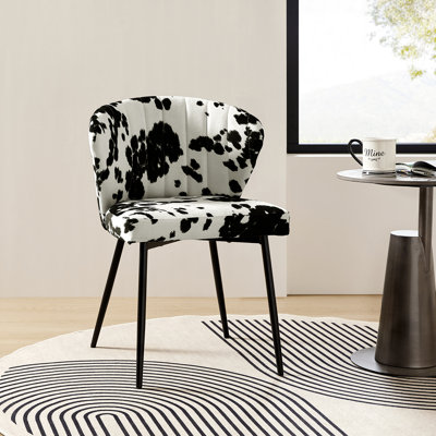 Euclid 29"H Modern Velvet Accent Chair with Tufted Back by Etta Avenue