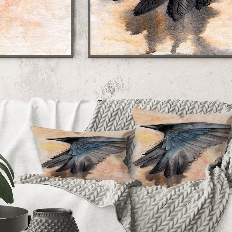 Coussin Black Raven