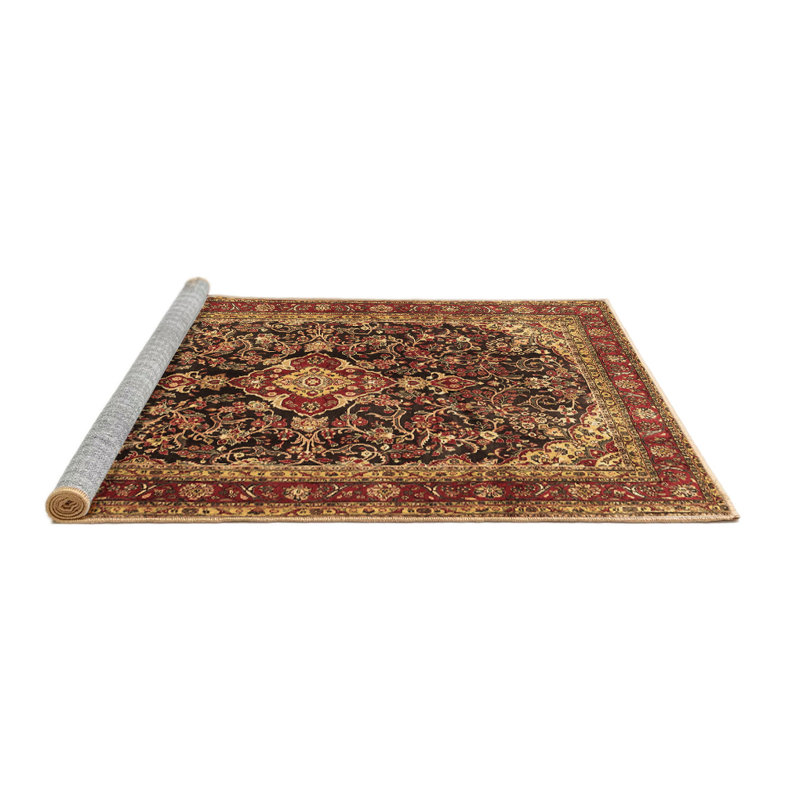 Tapis brun traditionnel Traditional 4494, Rond 7 pi
