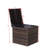 Durable Wicker Patio Furniture Storage Box (Brown ) for Living Room, Patio & Home Decor