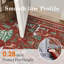 Tapis de Noël lavable Celie pour salon avec antidérapant-302479489