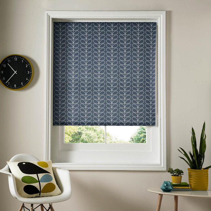 Linear Stem Roller Blind, Silver, 162 cm L x 150 cm W