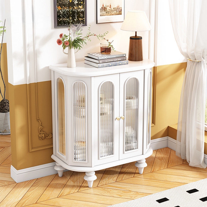 Armoire d'appoint Vintage Light, Crème, crème