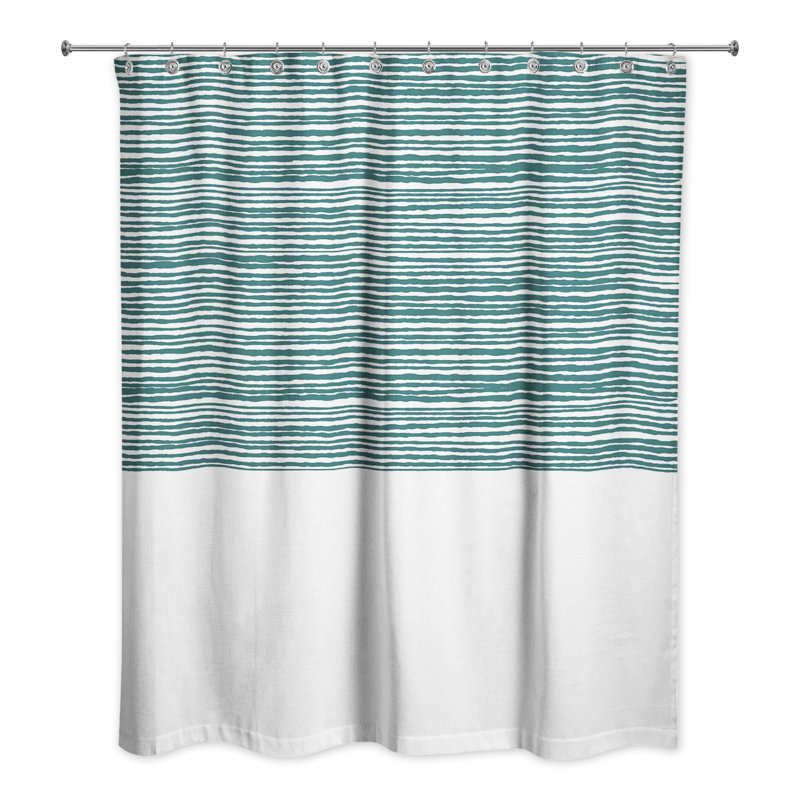 Beiler Striped Shower Curtain