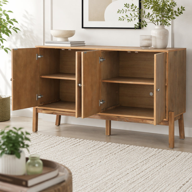 Sideboard Buffet Cabinet, Natural