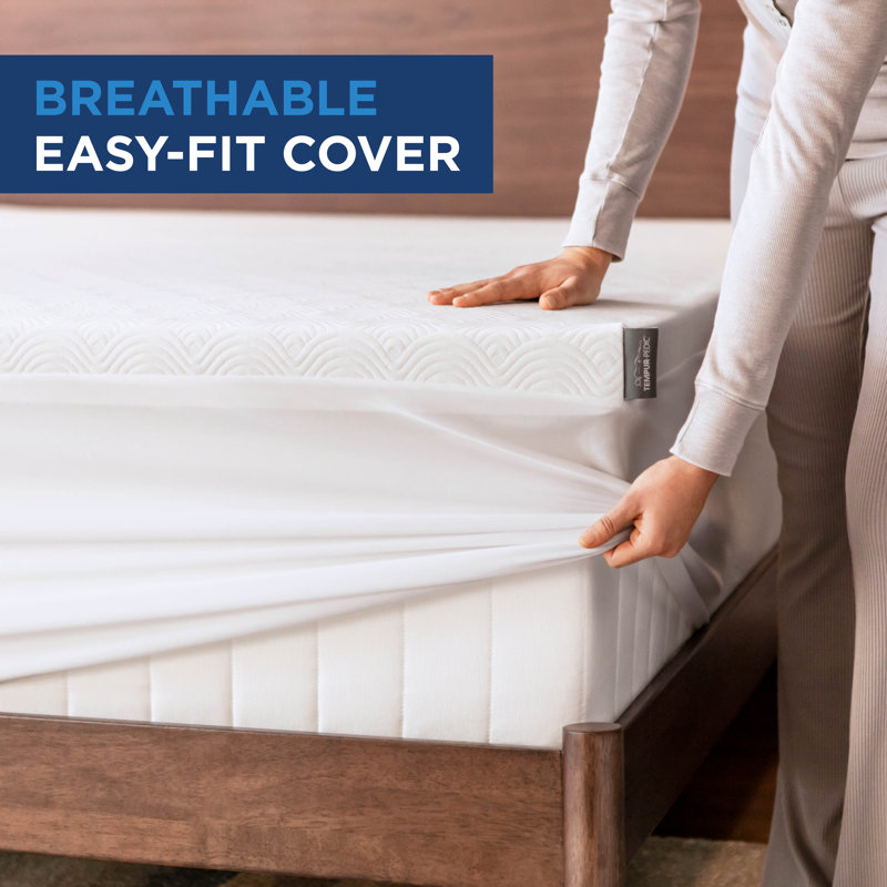 TEMPUR-Cloud 2" Memory Foam Mattress Topper, Queen