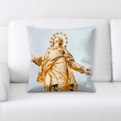 Microsuede Reversible Throw Pillow
