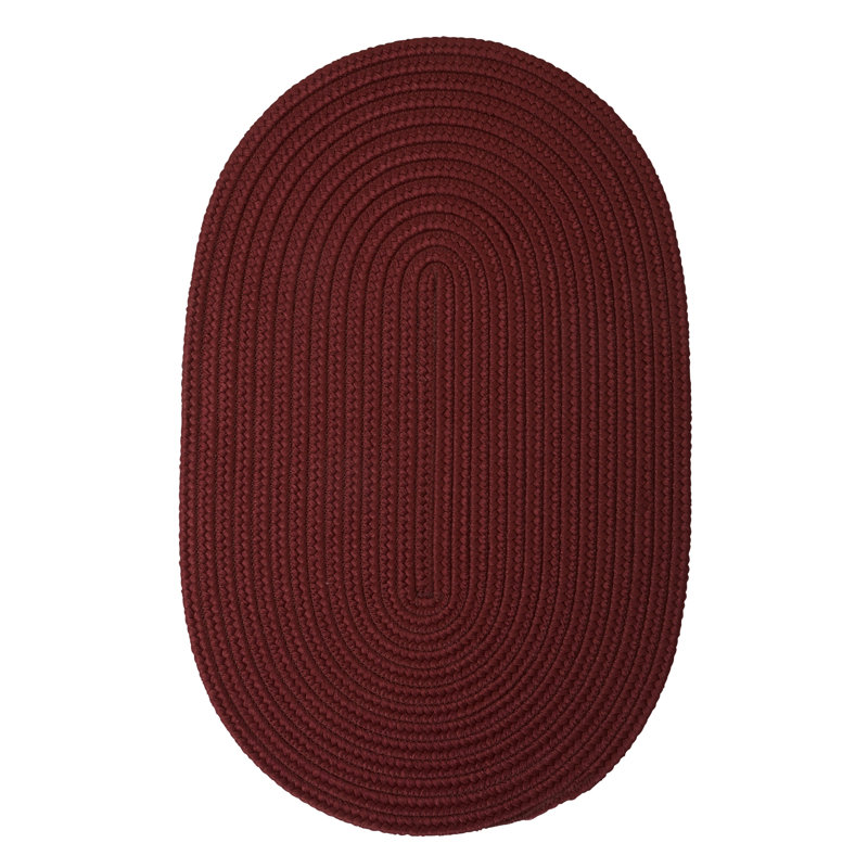 Tapis vert réversible pour l'intérieur et l'extérieur Audryanna, Ovale 8 pi x 10 pi