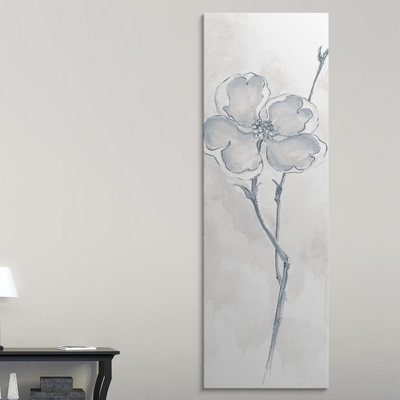 Isolated Dogwood " Solitary Dogwood II Grey " by Chris Paschke