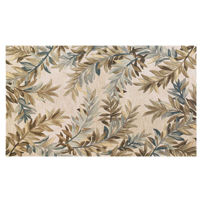 Wool Floral Indoor Rug