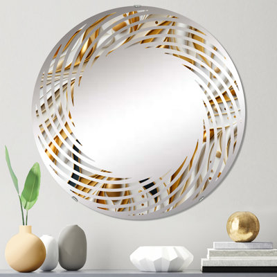 Marbre blanc et or géométrique Glam