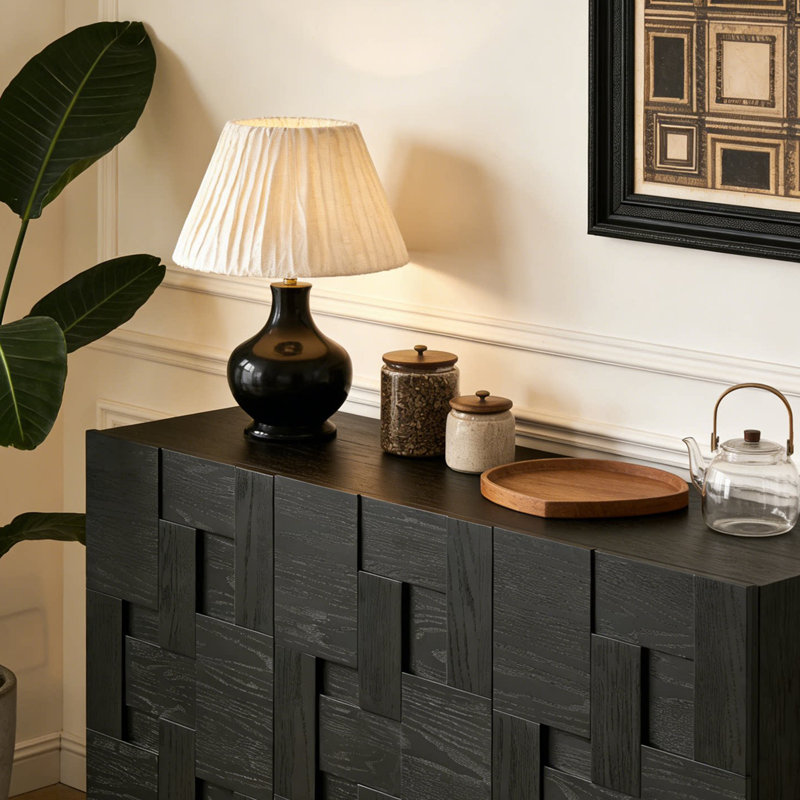 Armoire de rangement moderne en bois massif