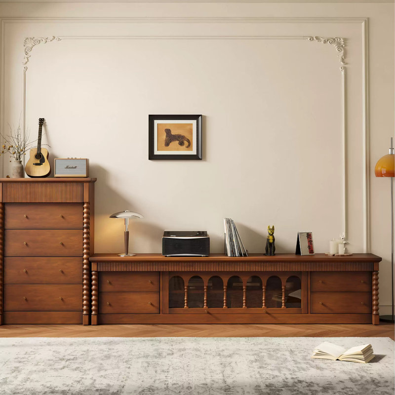 Meuble télé 70,87 po, H 19,69 po x L 70,87 po x l 15,75 po