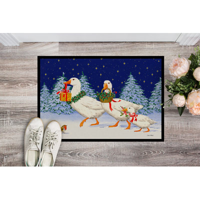 Sniquer Non-Slip Christmas Outdoor Doormat