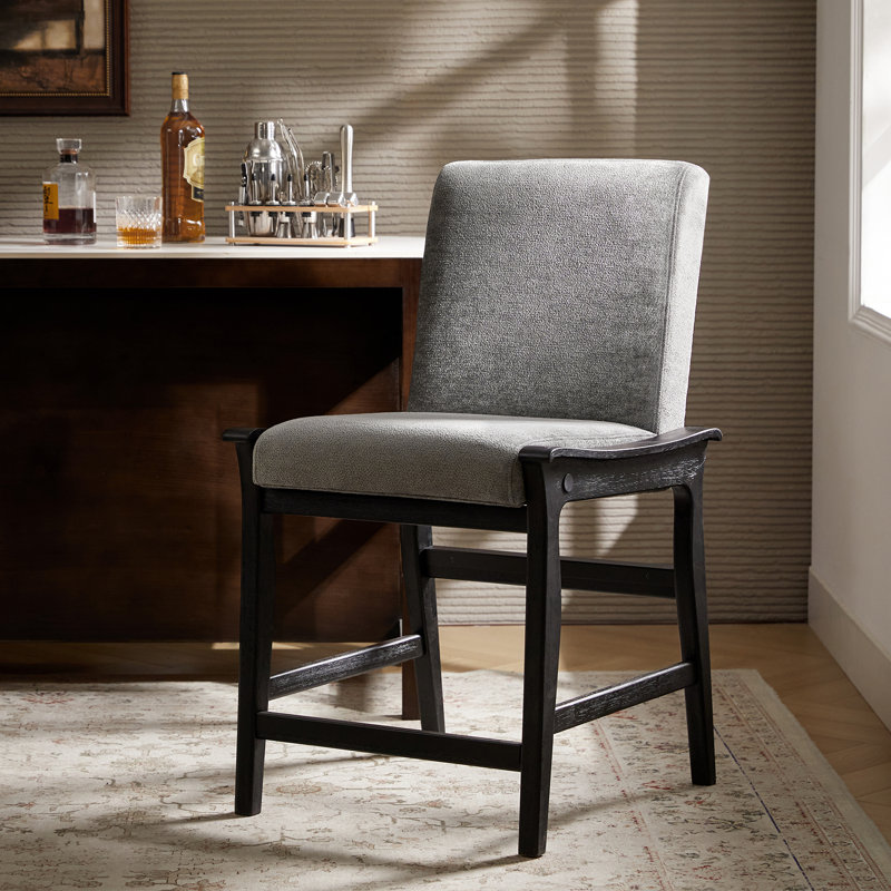 Chaise convertible en bois massif Wolfhurst , Gris