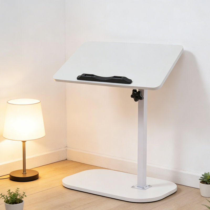 Tray Top Pedestal End Table