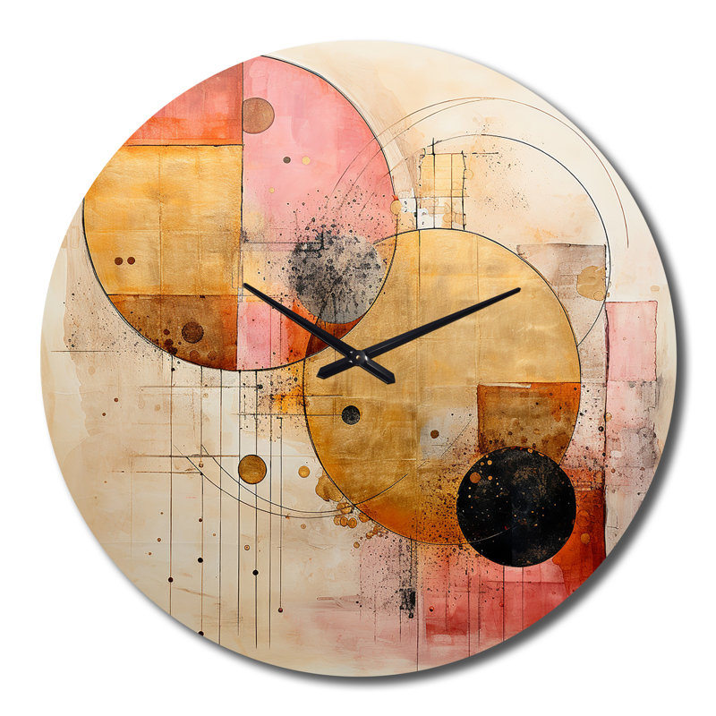 Horloge murale moderne Escape To Serenity, Grand
