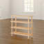 12 Pair Solid Wood Shoe Rack