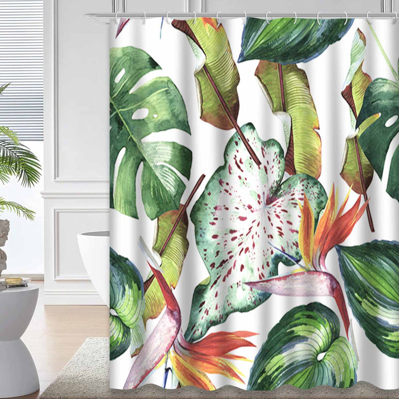 Emballage de fleurs tropicales avec 12 crochets, L 72 po x l 72 po