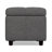 Castleford 48"W Upholstered Vegan Leather Contemporary Rectangular Storage Ottoman Bench with Tufted Top and Hidden Storage-708344692