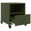 Quinette 36cm W Steel Bedside Table-108085470