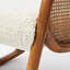 Chaise berçante Nordic Retro Creative