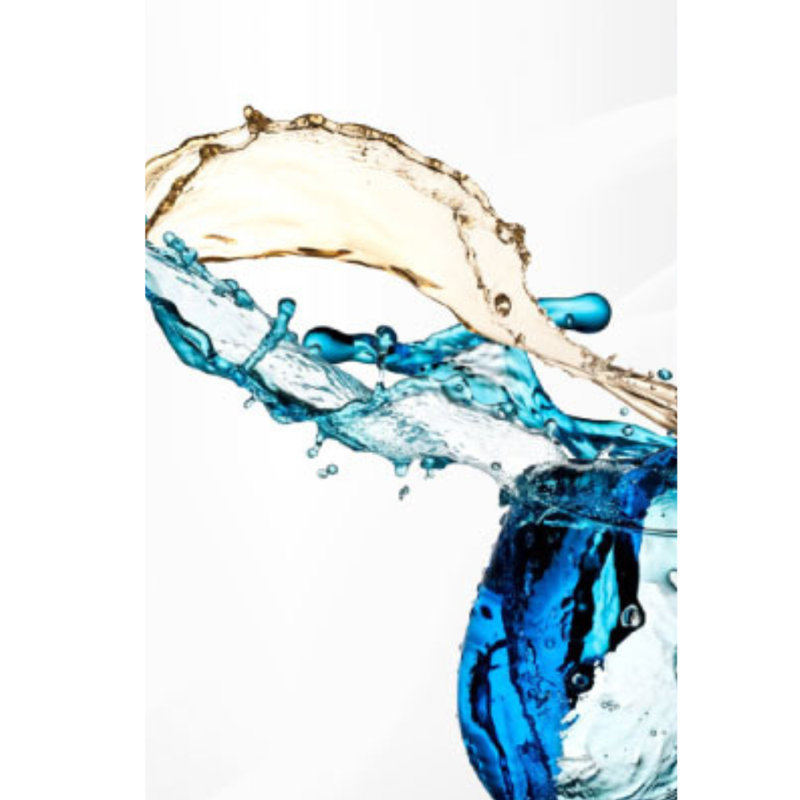 «Wine Splashing Acrylique», ensemble de 3 pièces, H 24 po x l 73 po