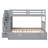 Twin over Full Bunk Bed with Twin Size Trundle