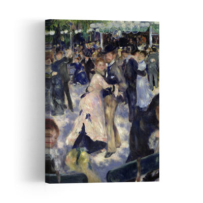 Bal au Moulin de la Galette, 1876 - Estampe d'art mural contemporain abstrait