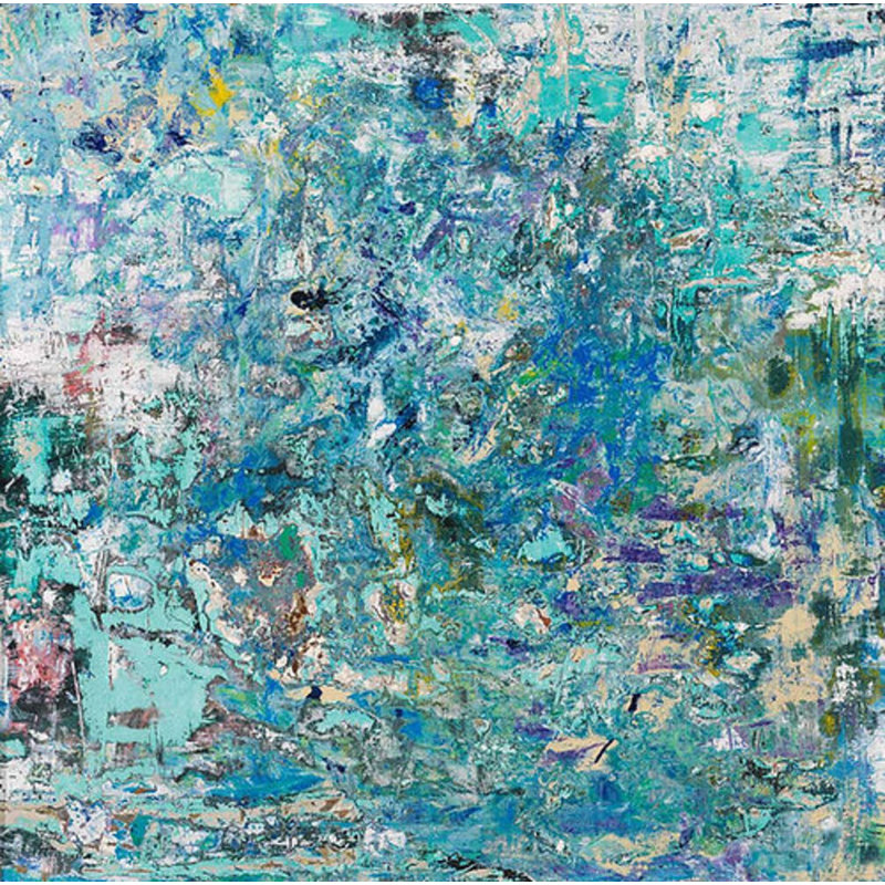 To the Surface - Peinture sur toile, Cadre noir
