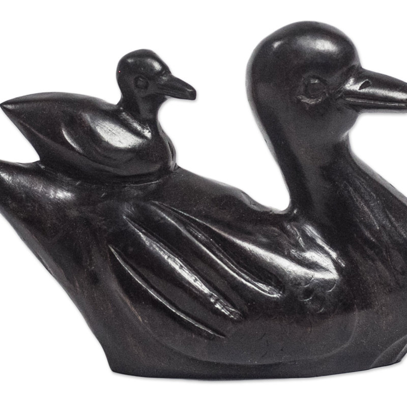 Sculpture mère canard
