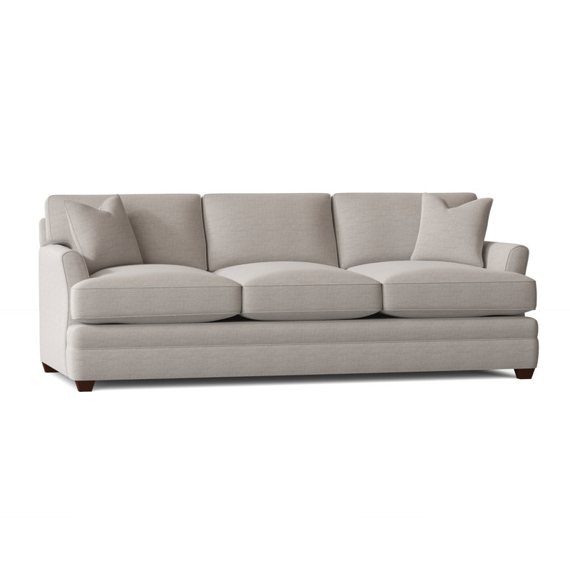 Harriss Upholstered 91'' Sofa, Cast Slate Sunbrella® Plainweave