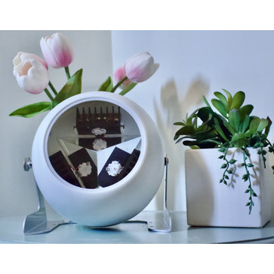 Lampe de table blanche 7 po