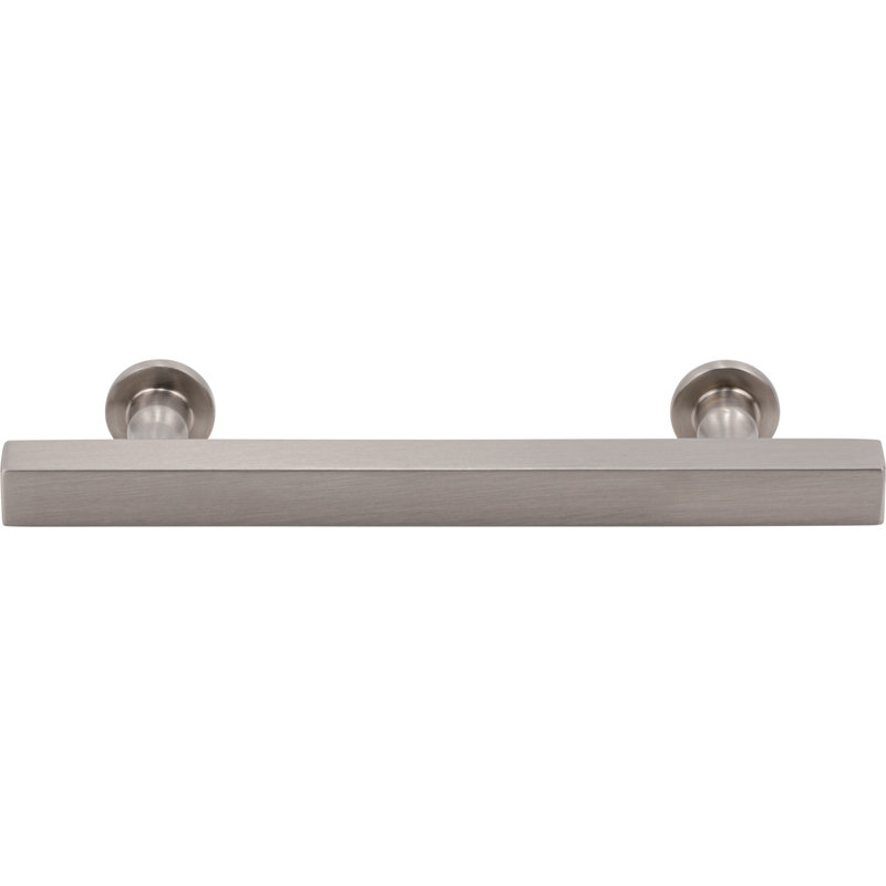 Dante Bar Pull, Brushed Satin Nickel, 3 3/4"