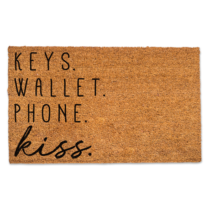 Tapis de porte d'extérieur Monir Keys