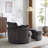 41"W Crescent Upholstered Velvet Swivel Accent Chair-1973100016