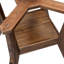 Ensemble de salle à manger 7 pièces pour 6 tables rondes de 54 po avec piédestal et 6 chaises parsons en tissu de lin noir, noyer antique-401183565-370629945-370629944