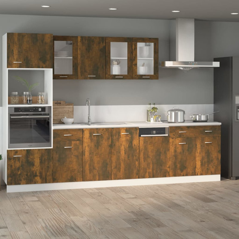 Kiros Drawer Bottom Cabinet Lyon 80x46x81.5 cm Engineered Wood, Oak