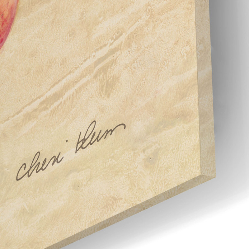 Art mural en verre Bay Bright Home ™ «Bright Tropics 2» par Cheri Blum, H 12 po x l 12 po x P 0,13 po