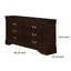 Commode double l 58,25 po Amini