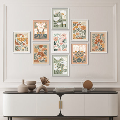 Art mural de salle de bain Mid-Century