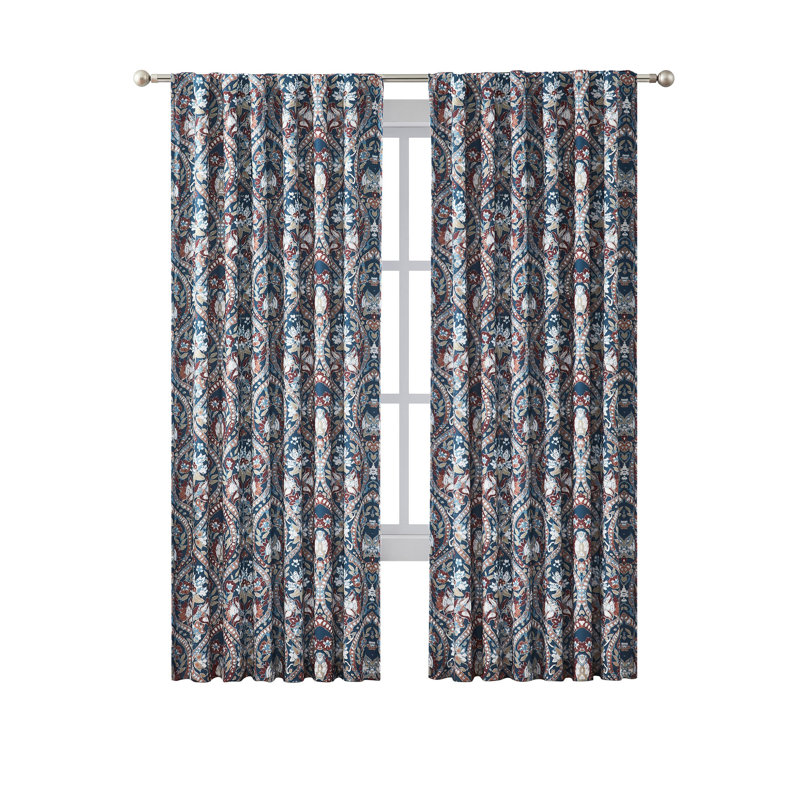 Dacha Sheer Single Curtain Panel, 52" W x 84" L