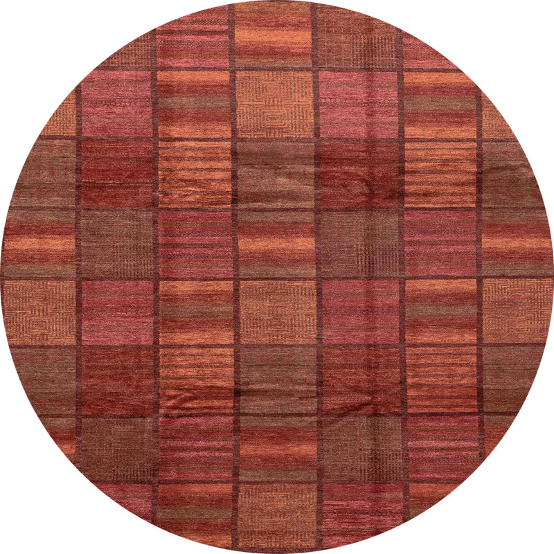 Tapis abstrait moderne 3670, Rond 4 pi