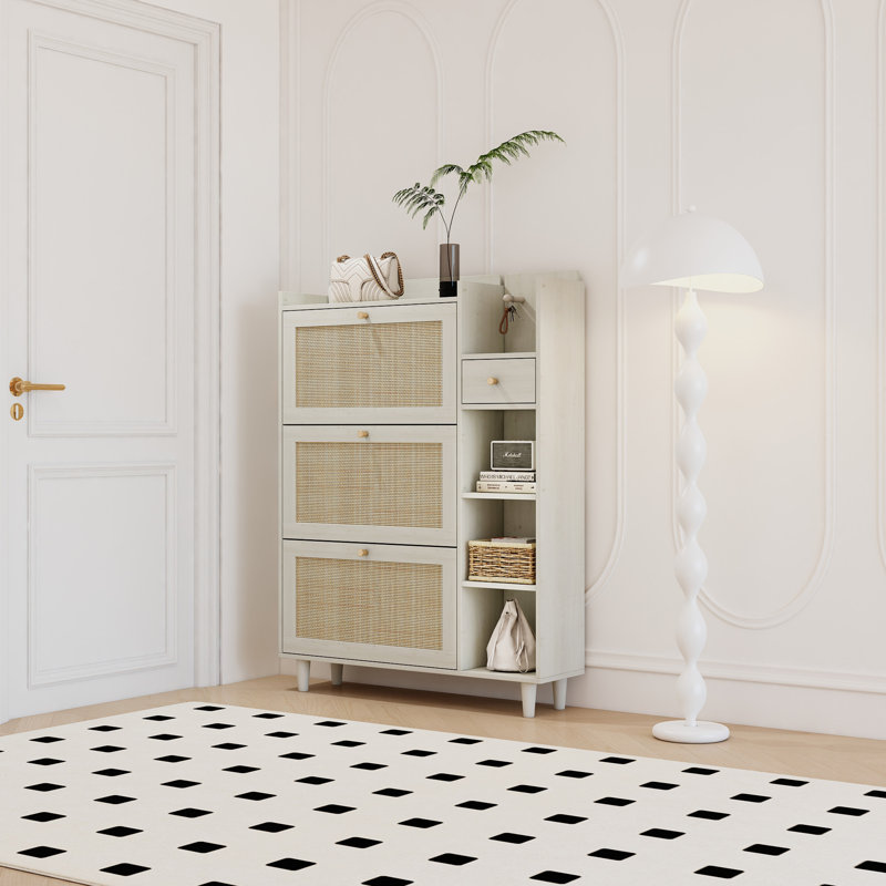 24 paires de rangement pour chaussures, Blanc