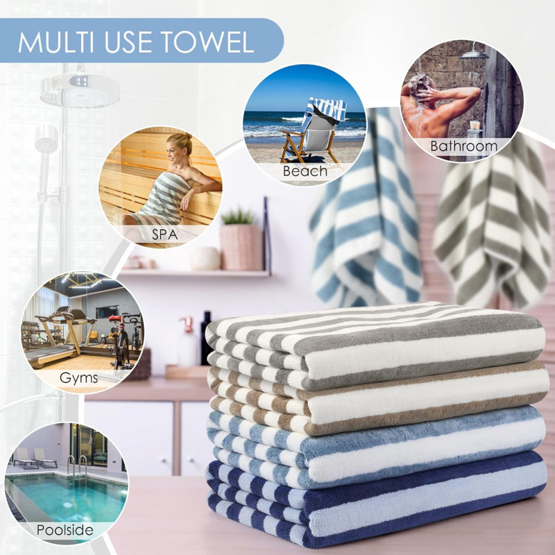 Emily Cotton Bath Towels - Set of 2