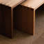 Table basse en bois massif Wabi-sabi
