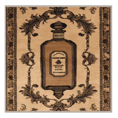 Machine Washable French Brown Area Rug