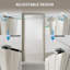 Porte de douche pivotante en verre sans cadre-87099481-129687865