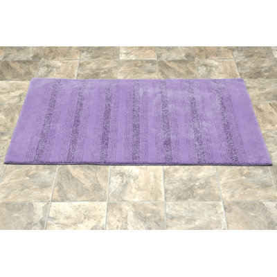 Niala Maaza Nylon Bath Rug with Non-Slip Backing